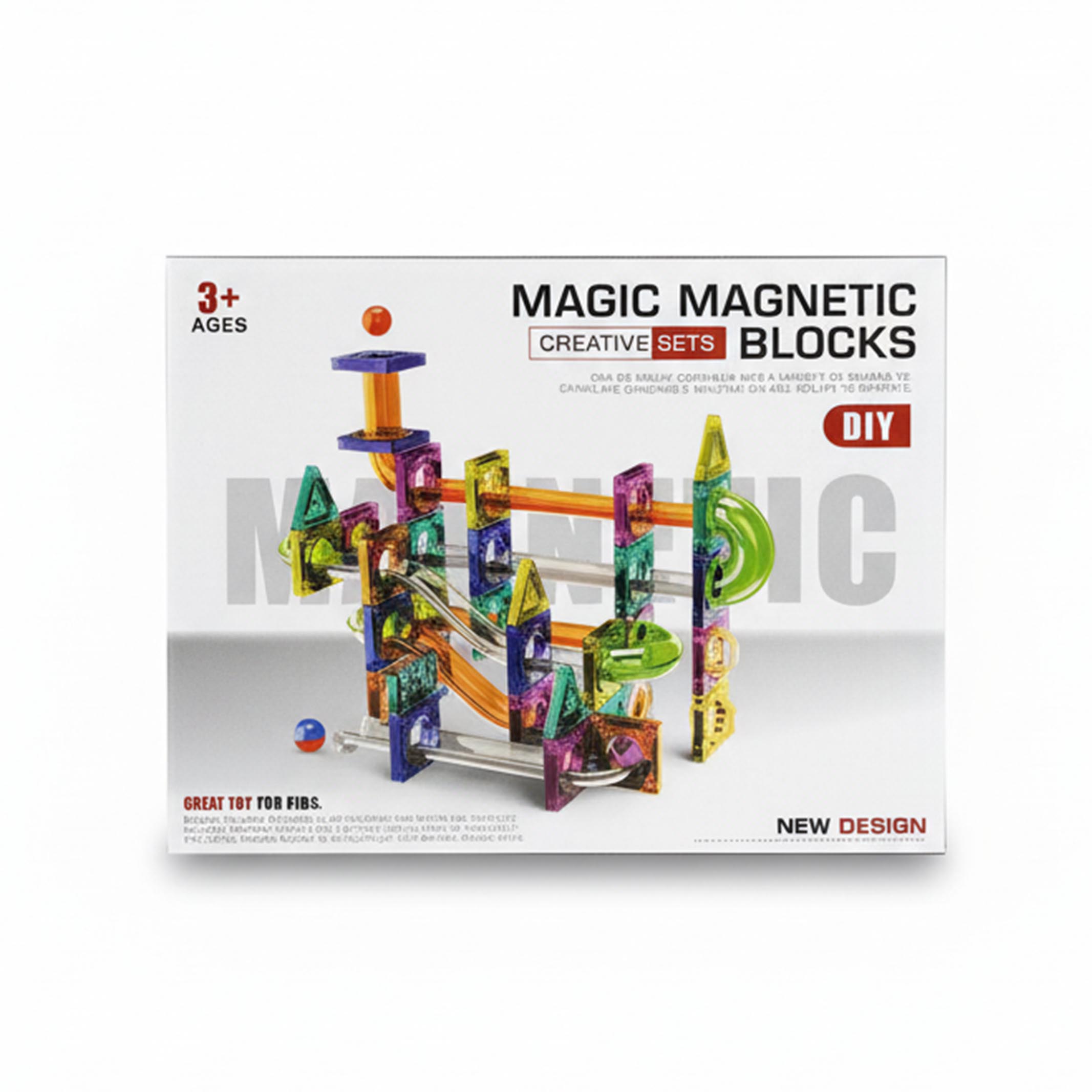 Magnetic Pipe Construction Set (160 Pieces)