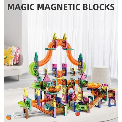 Magnetic Pipe Construction Set (349 Pieces)
