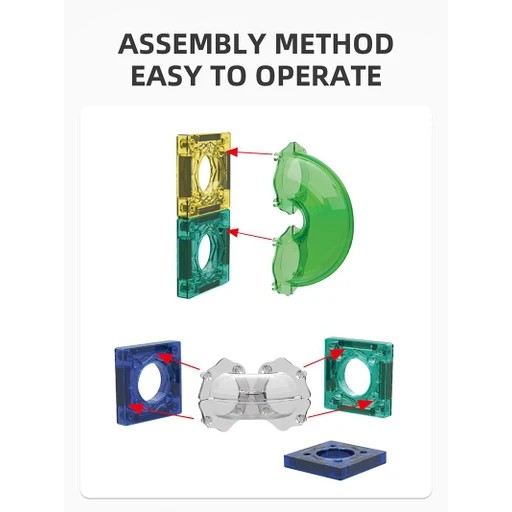 Magnetic Pipe Construction Set (94 Pieces)