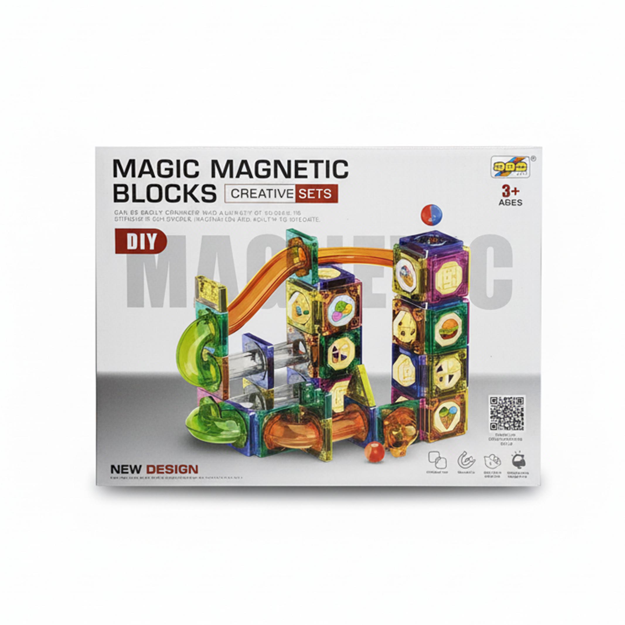 Magnetic Pipe Construction Set (94 Pieces)