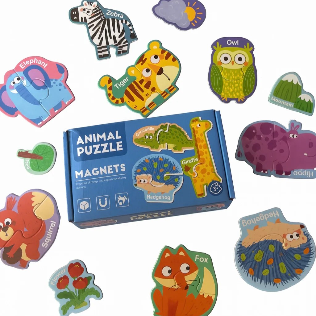 Magnetic Animal Matching Puzzle Board