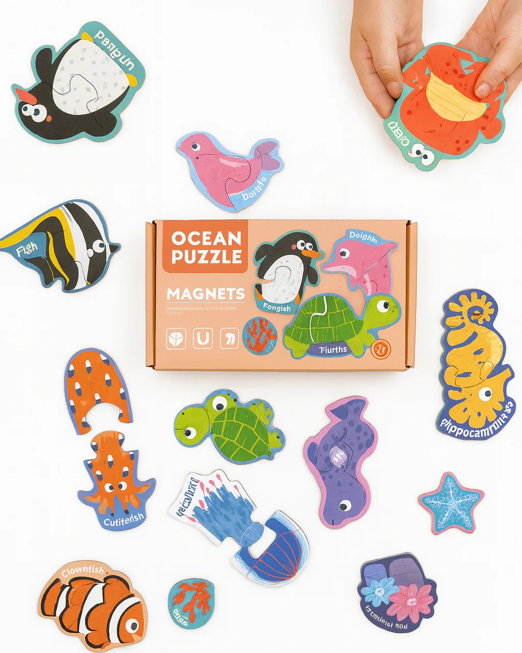 Ocean World Magnetic Puzzle Board