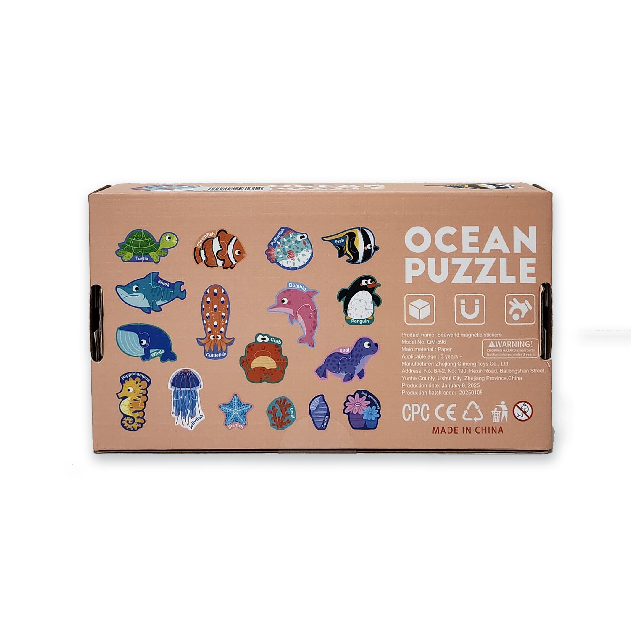 Ocean World Magnetic Puzzle Board