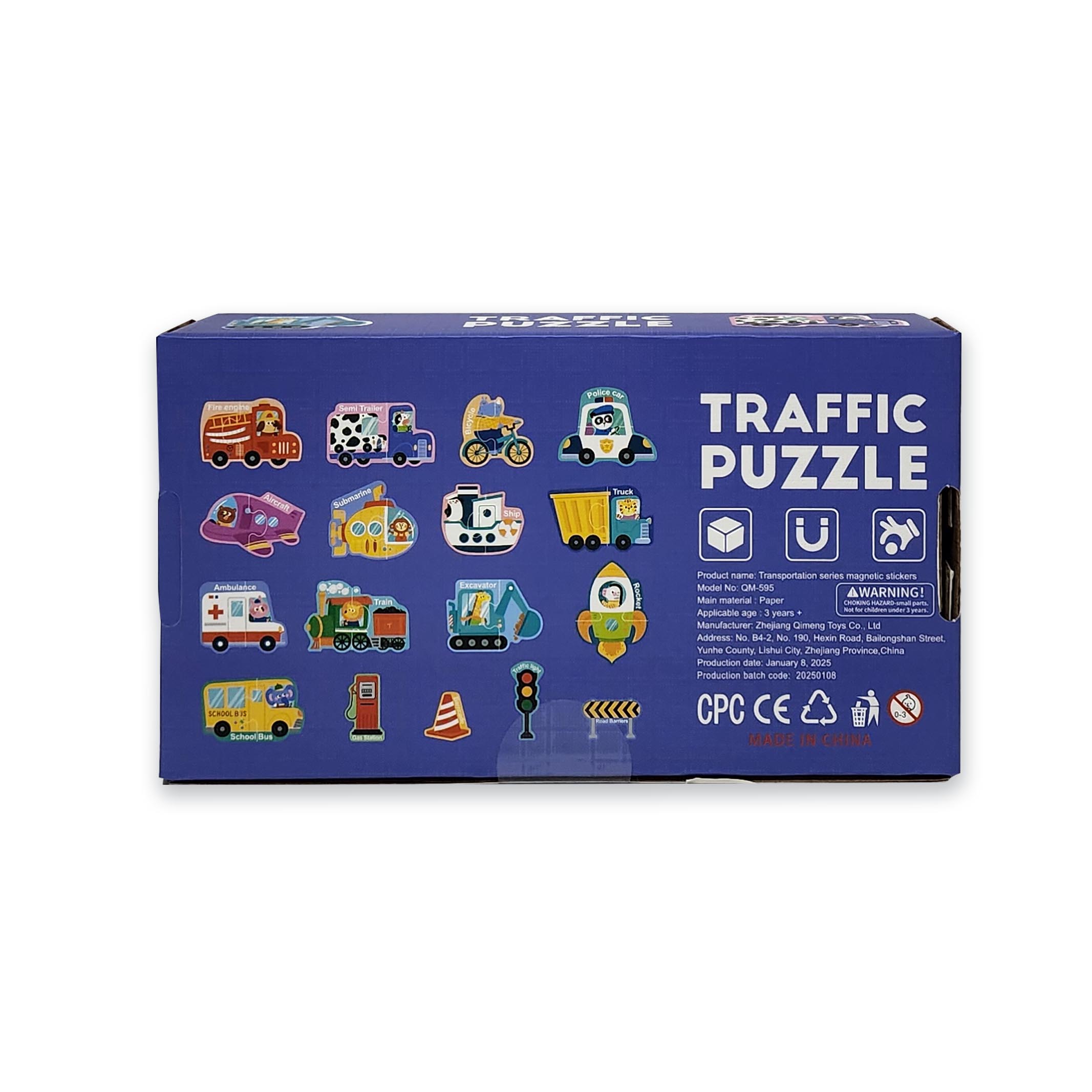 Traffic & Transportation Magnetic Puzzle