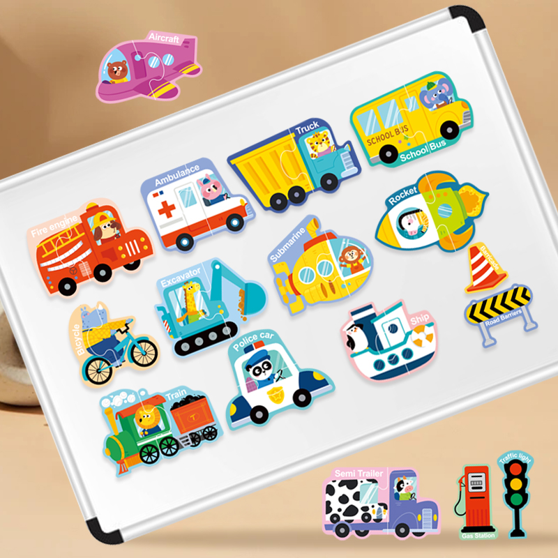 Traffic & Transportation Magnetic Puzzle