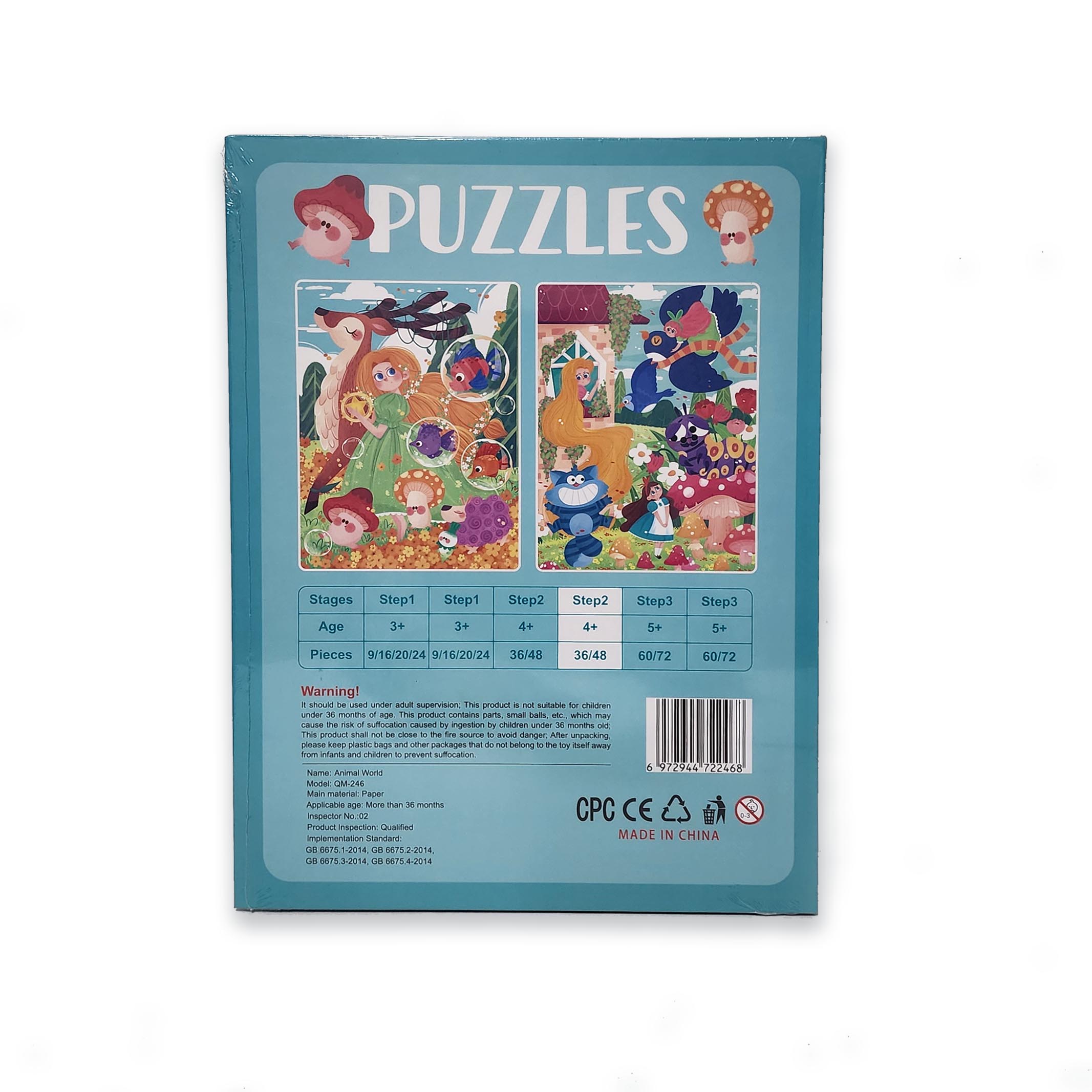 Magnetic Princess Dress-Up Puzzle