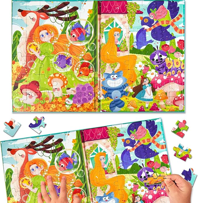 Magnetic Princess Dress-Up Puzzle