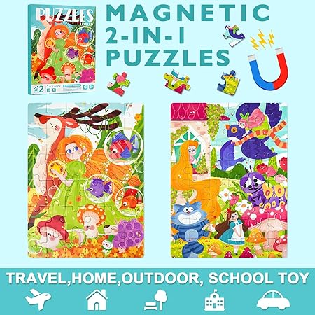 Magnetic Princess Dress-Up Puzzle