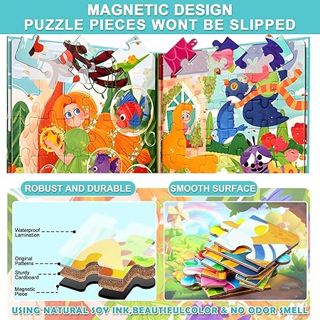 Magnetic Princess Dress-Up Puzzle