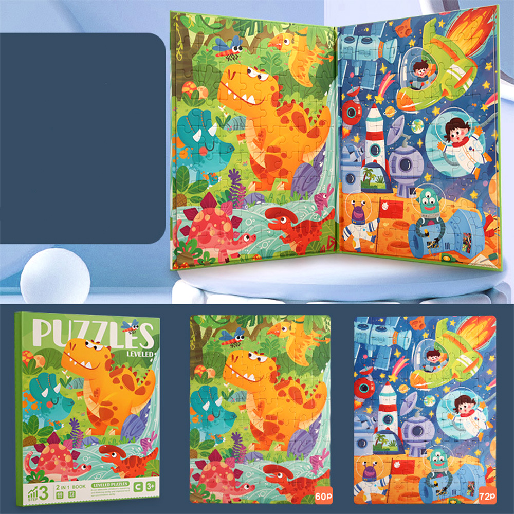 Dinosaur & Space Magnetic Puzzle Set