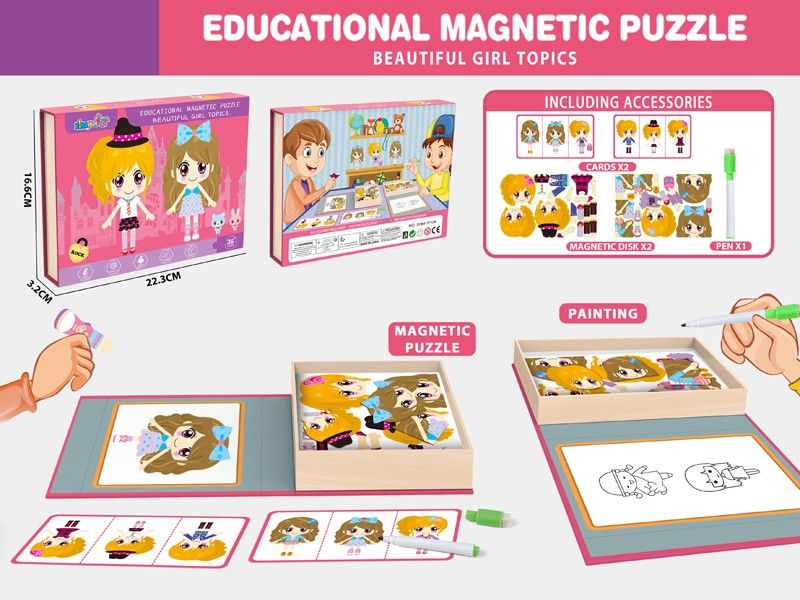 Magnetic Dress-Up Puzzle – Beautiful Girl