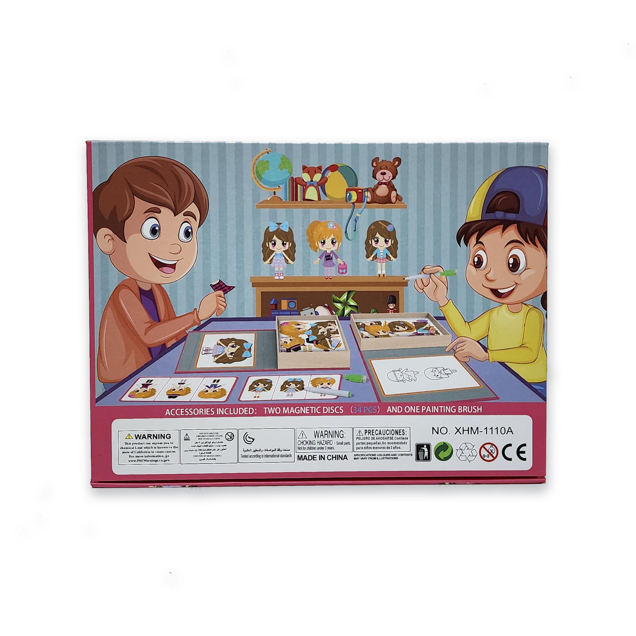 Magnetic Dress-Up Puzzle – Beautiful Girl