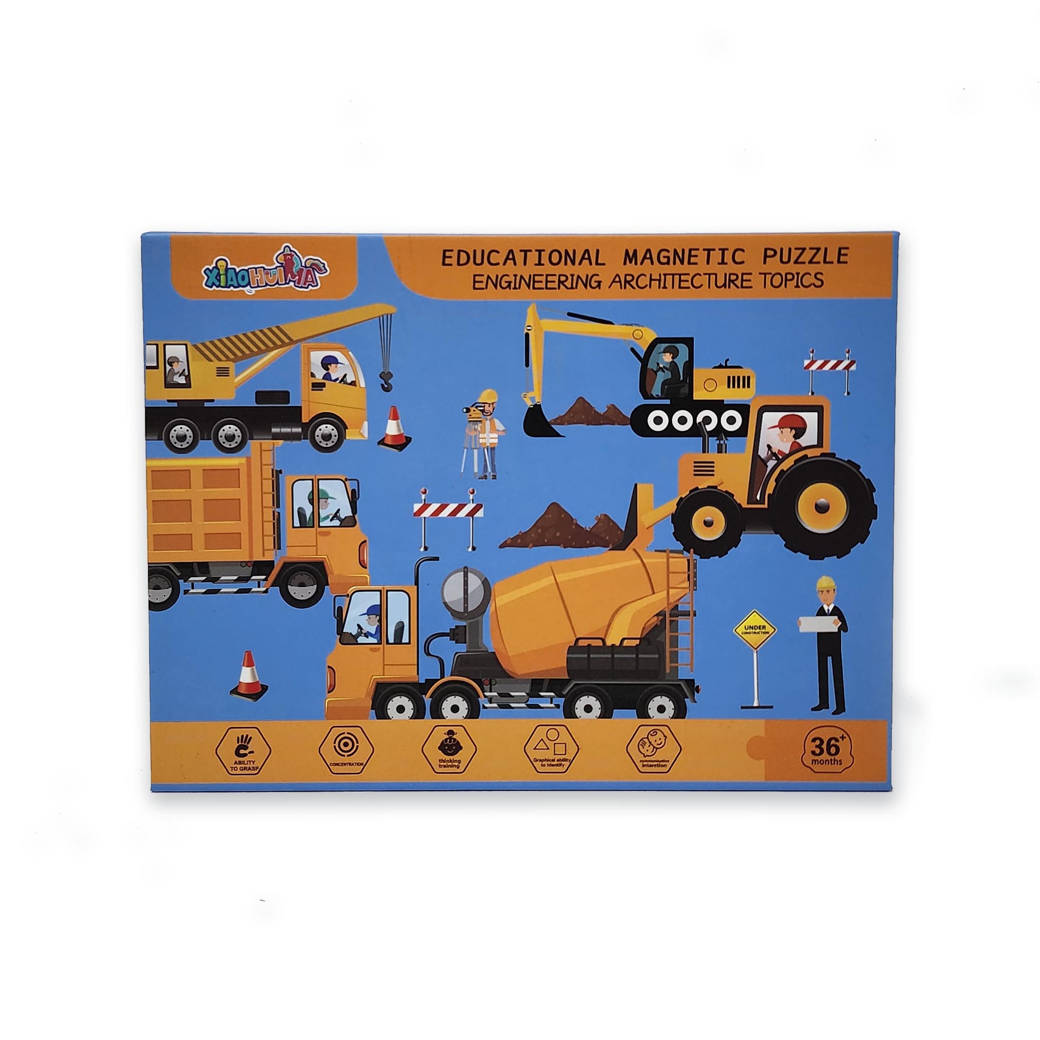 Magnetic Engineering Puzzle Set