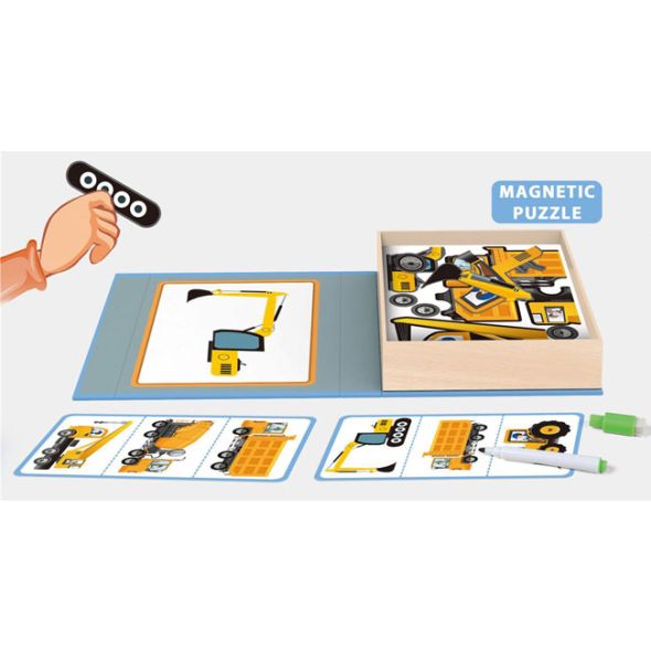 Magnetic Engineering Puzzle Set