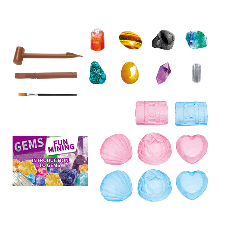 Gem Mining & Excavation Kit – Blue