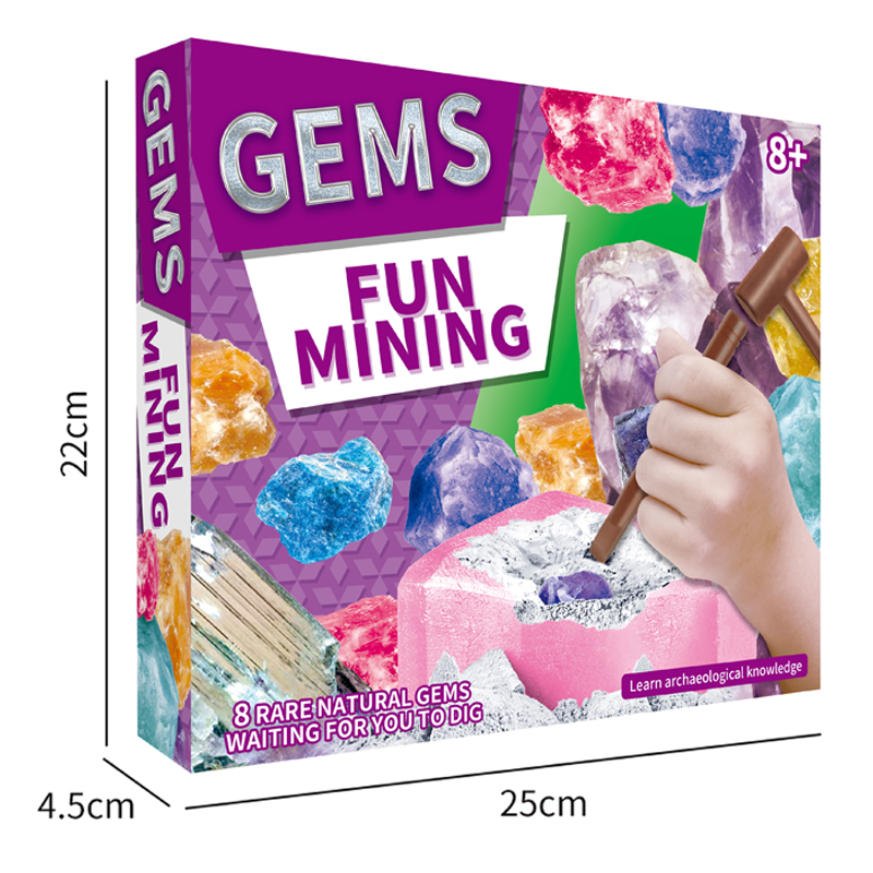 Gem Mining & Excavation Kit – Pink