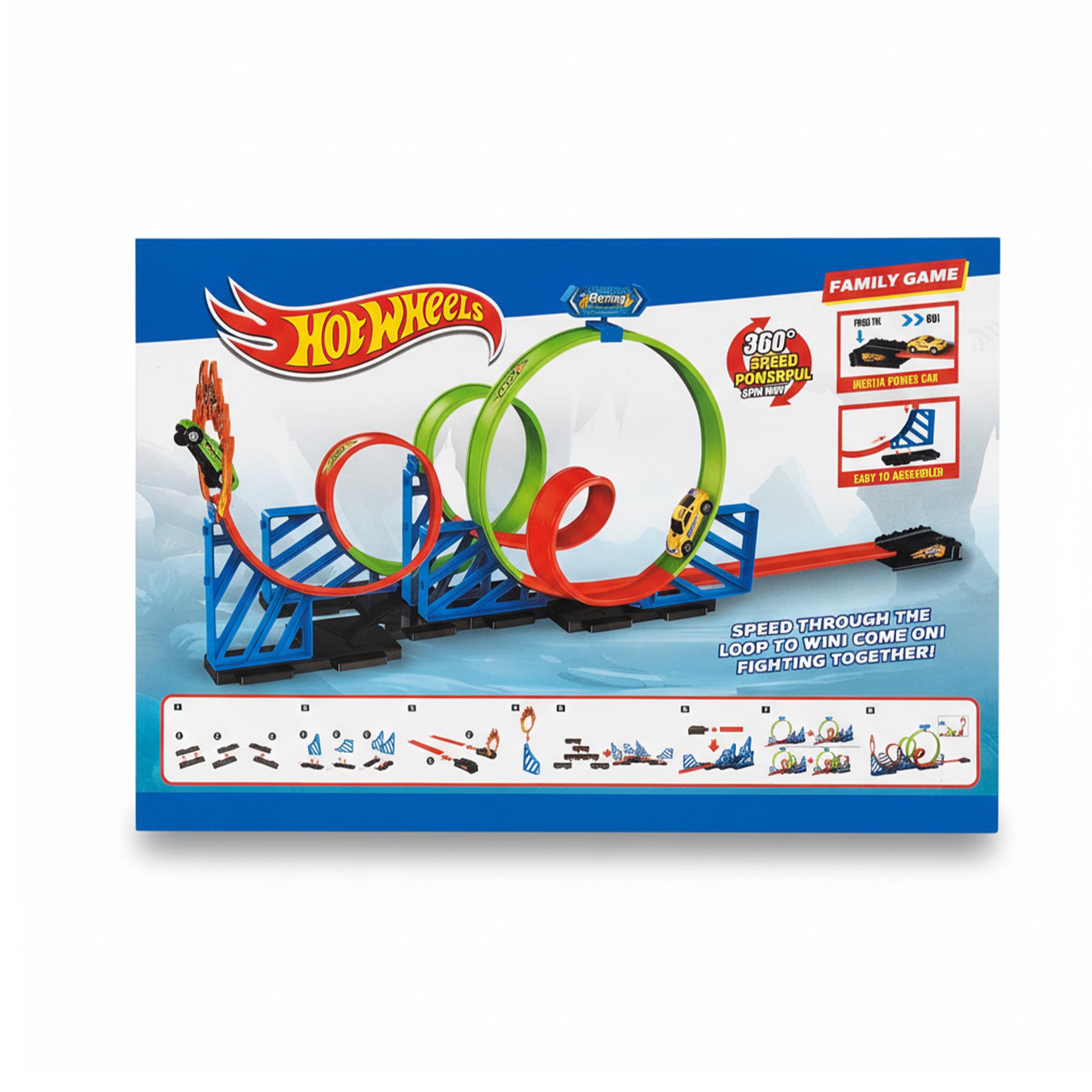 Hot Wheels Leopard Beast Flame Track Set
