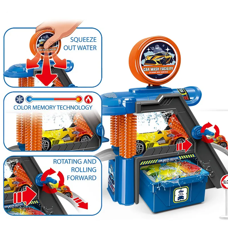 Multi-Functional Car Wash Playset