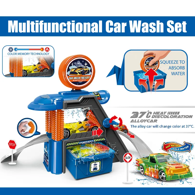 Multi-Functional Car Wash Playset
