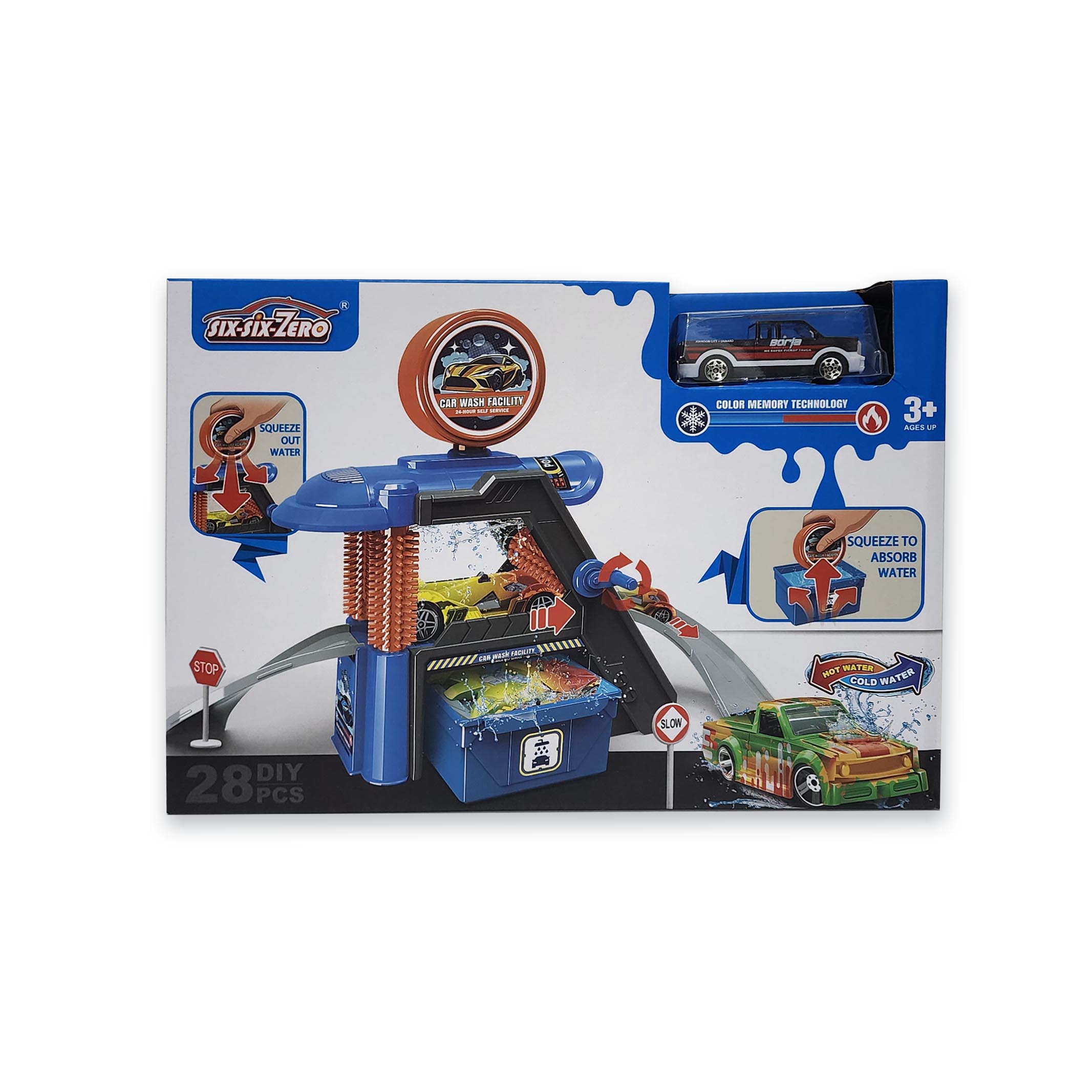 Multi-Functional Car Wash Playset