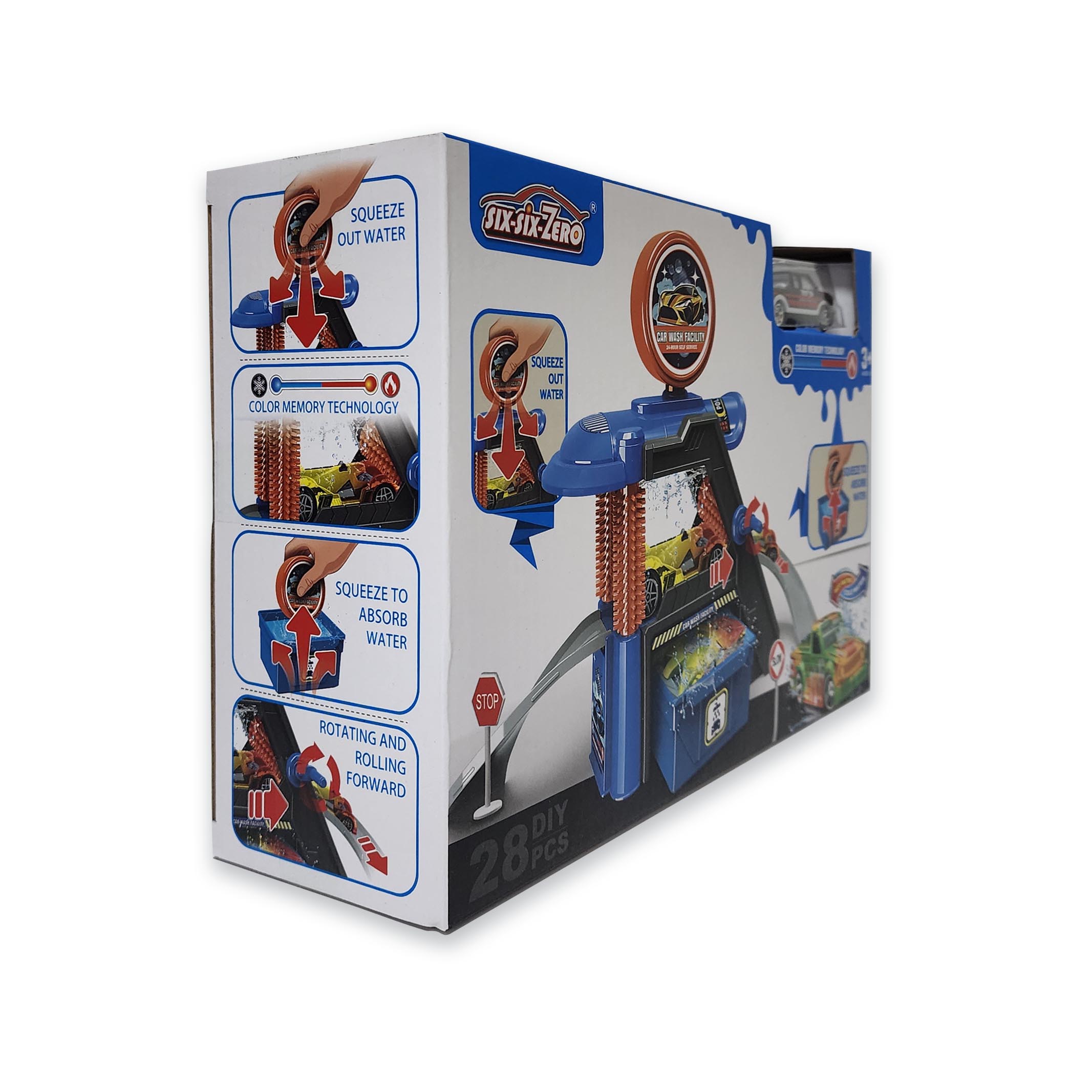 Multi-Functional Car Wash Playset