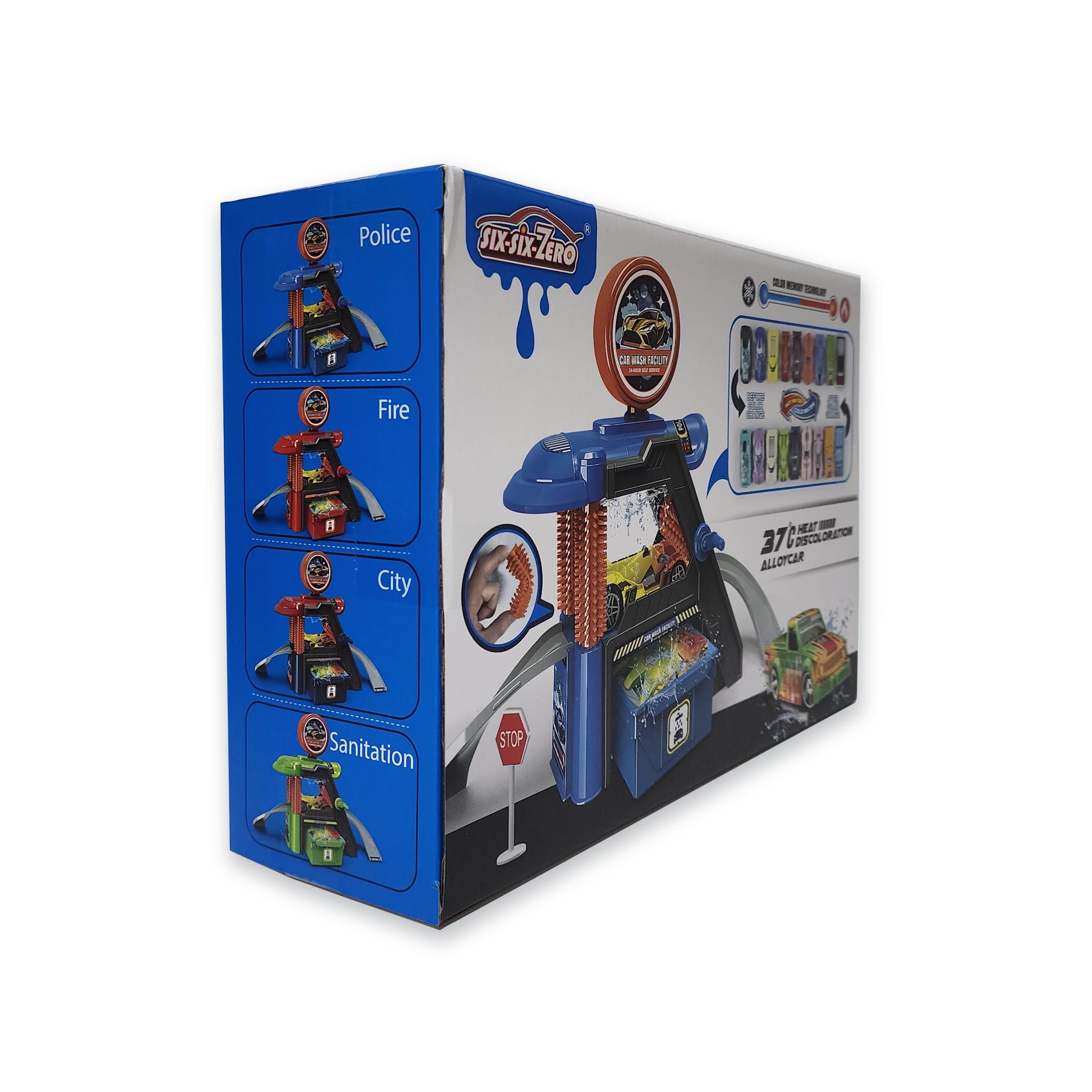 Multi-Functional Car Wash Playset