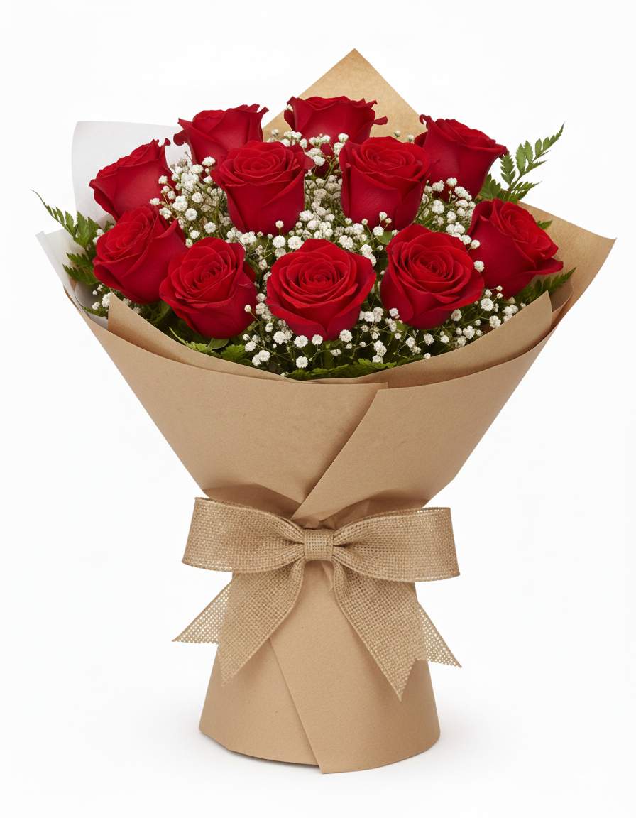 The Classic Heart Bouquet 12's