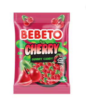 Bebeto Jelly Gum Cherry 80 g