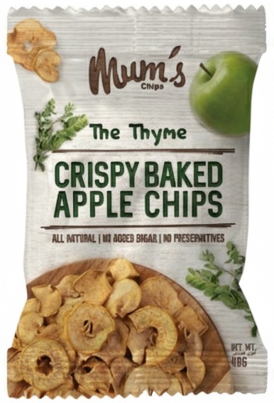 Mum's The Thyme Crispy Baked Green Apple Chips 40 g