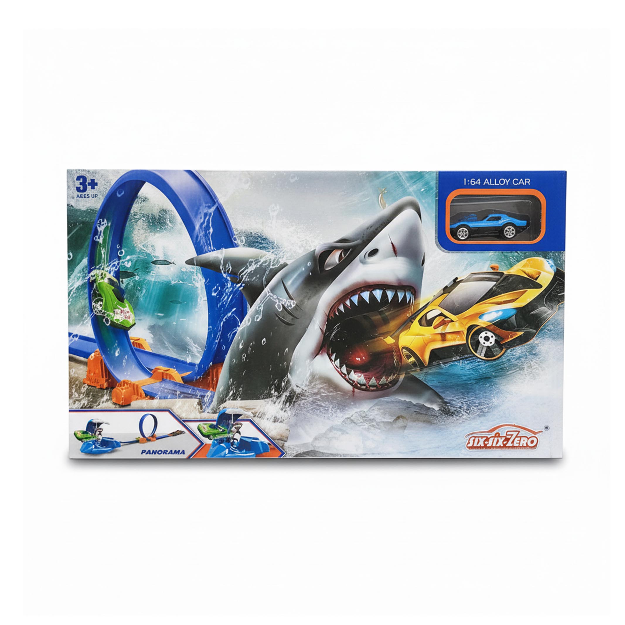 Shark Launcher Alloy Car Track Set