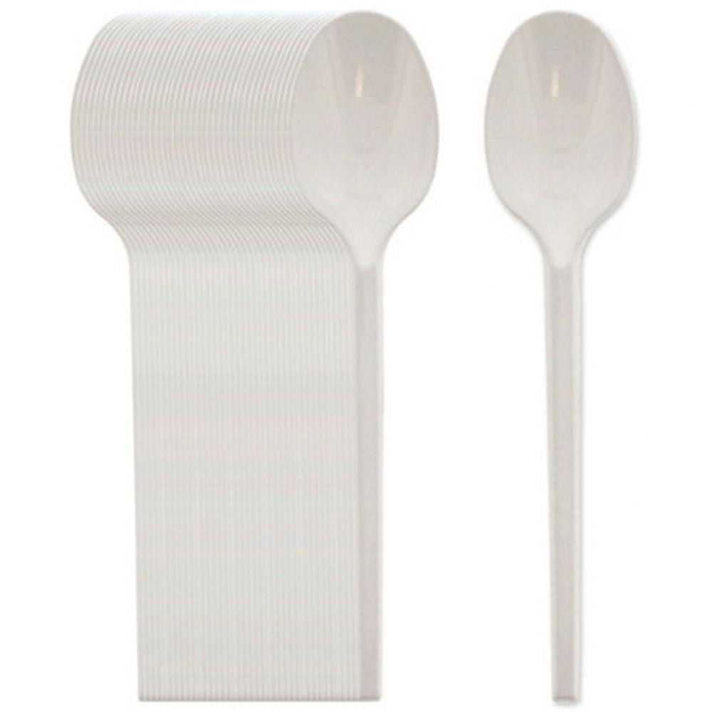 Plastic Spoons White 100's