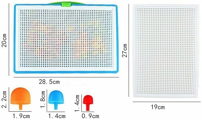 Mushroom Pegboard Creative Set (296 Pieces)