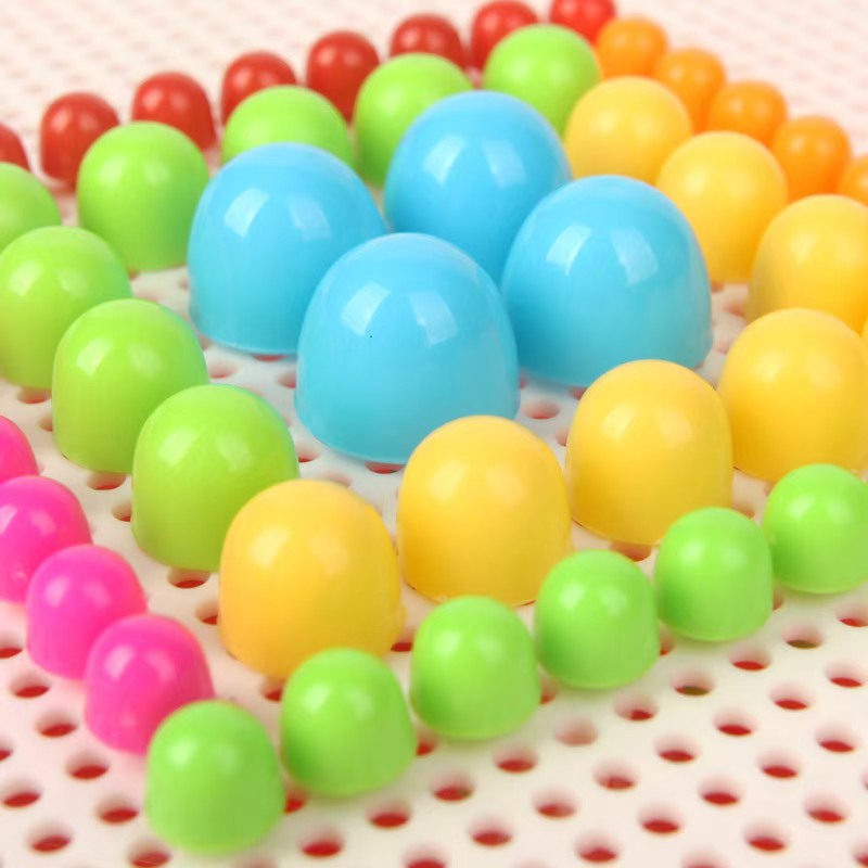 Mushroom Pegboard Creative Set (296 Pieces)