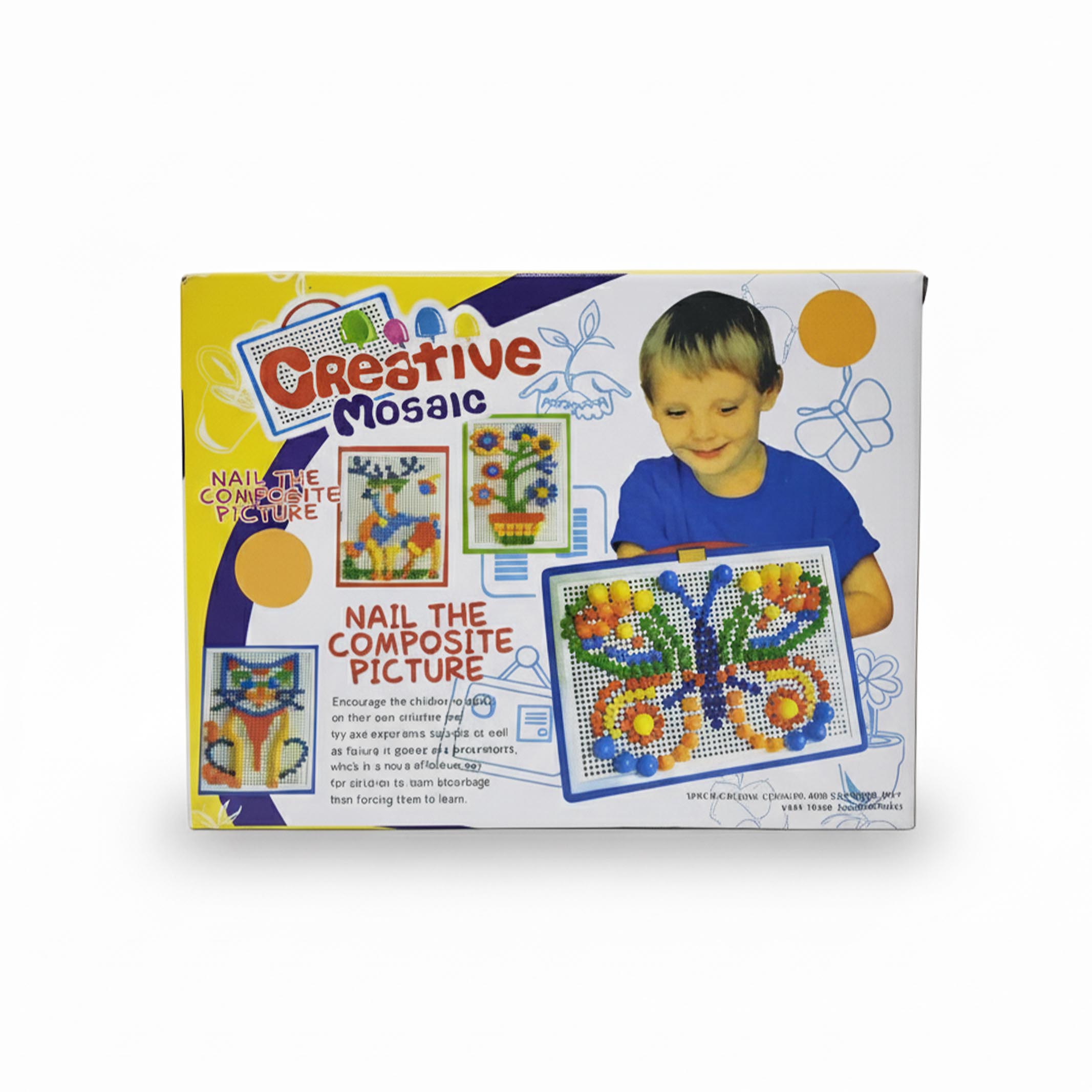 Mushroom Pegboard Creative Set (296 Pieces)