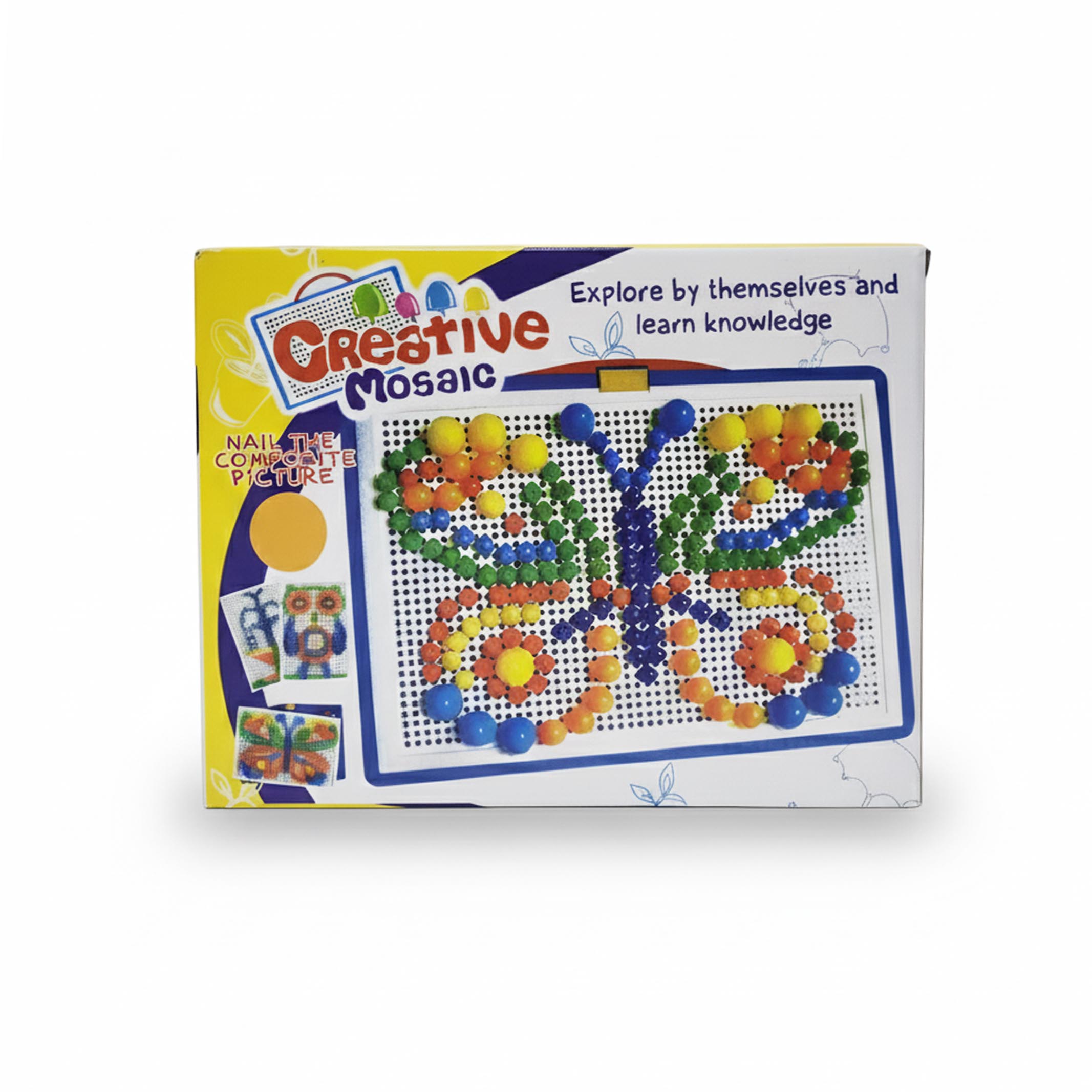 Mushroom Pegboard Creative Set (296 Pieces)