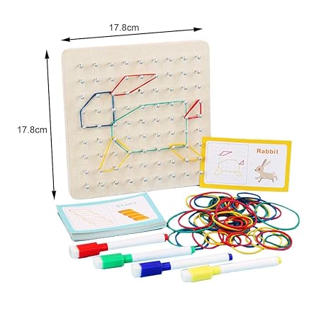 Creative Nail Peg Board Art Set