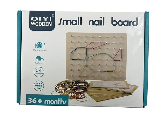 Creative Nail Peg Board Art Set