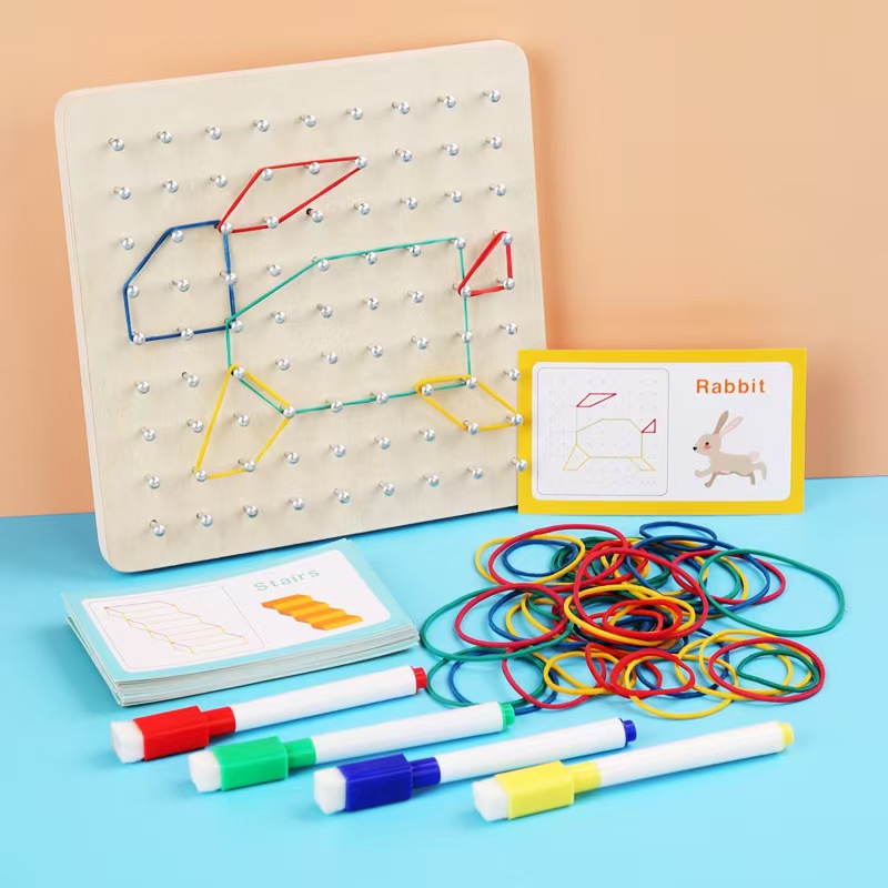 Creative Nail Peg Board Art Set