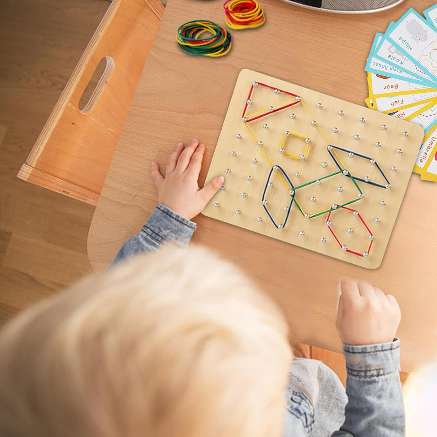 Creative Nail Peg Board Art Set