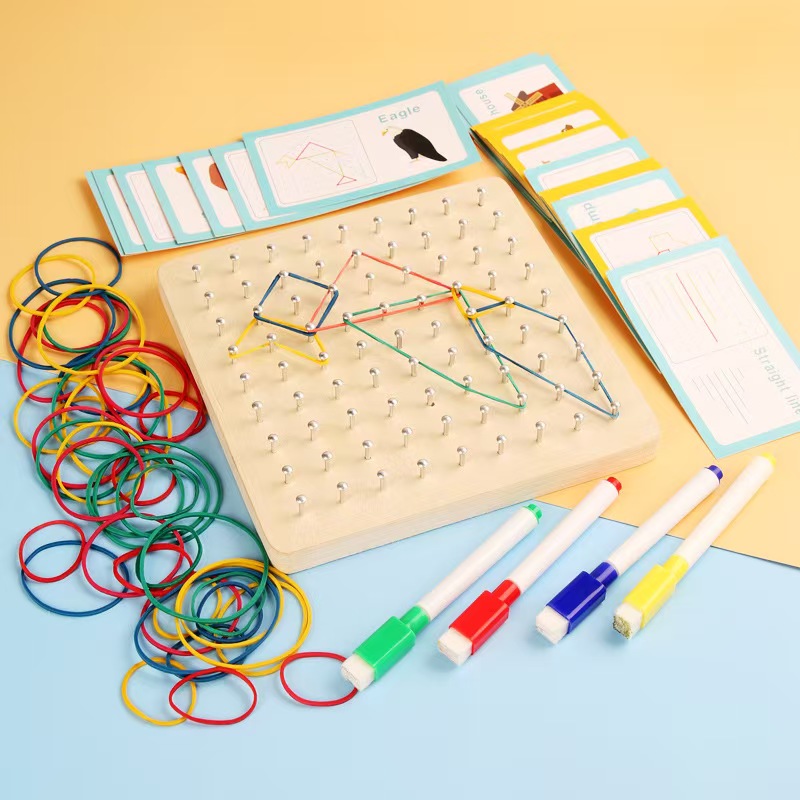Creative Nail Peg Board Art Set