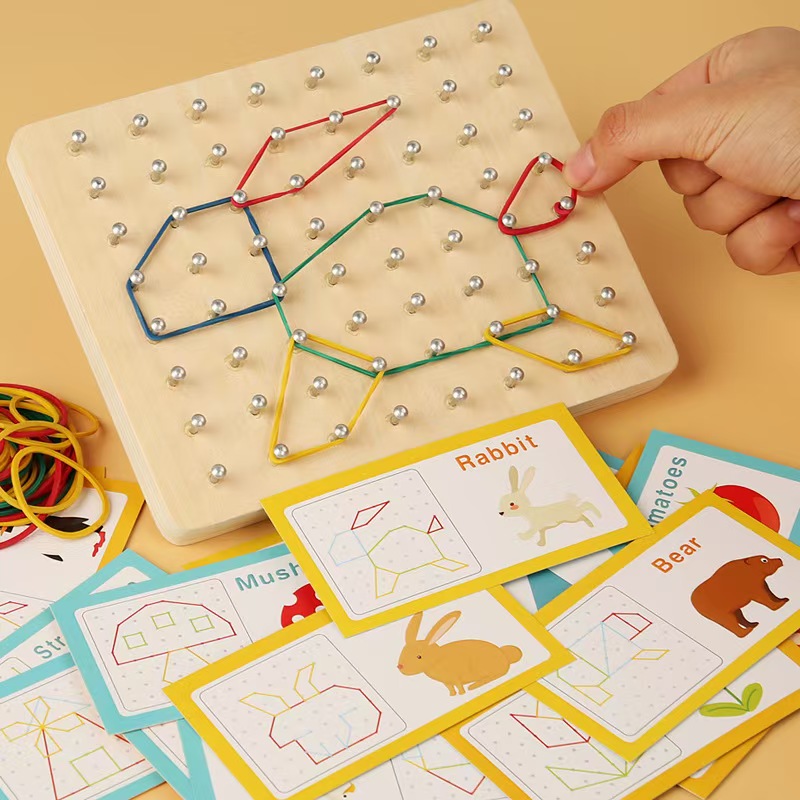 Creative Nail Peg Board Art Set