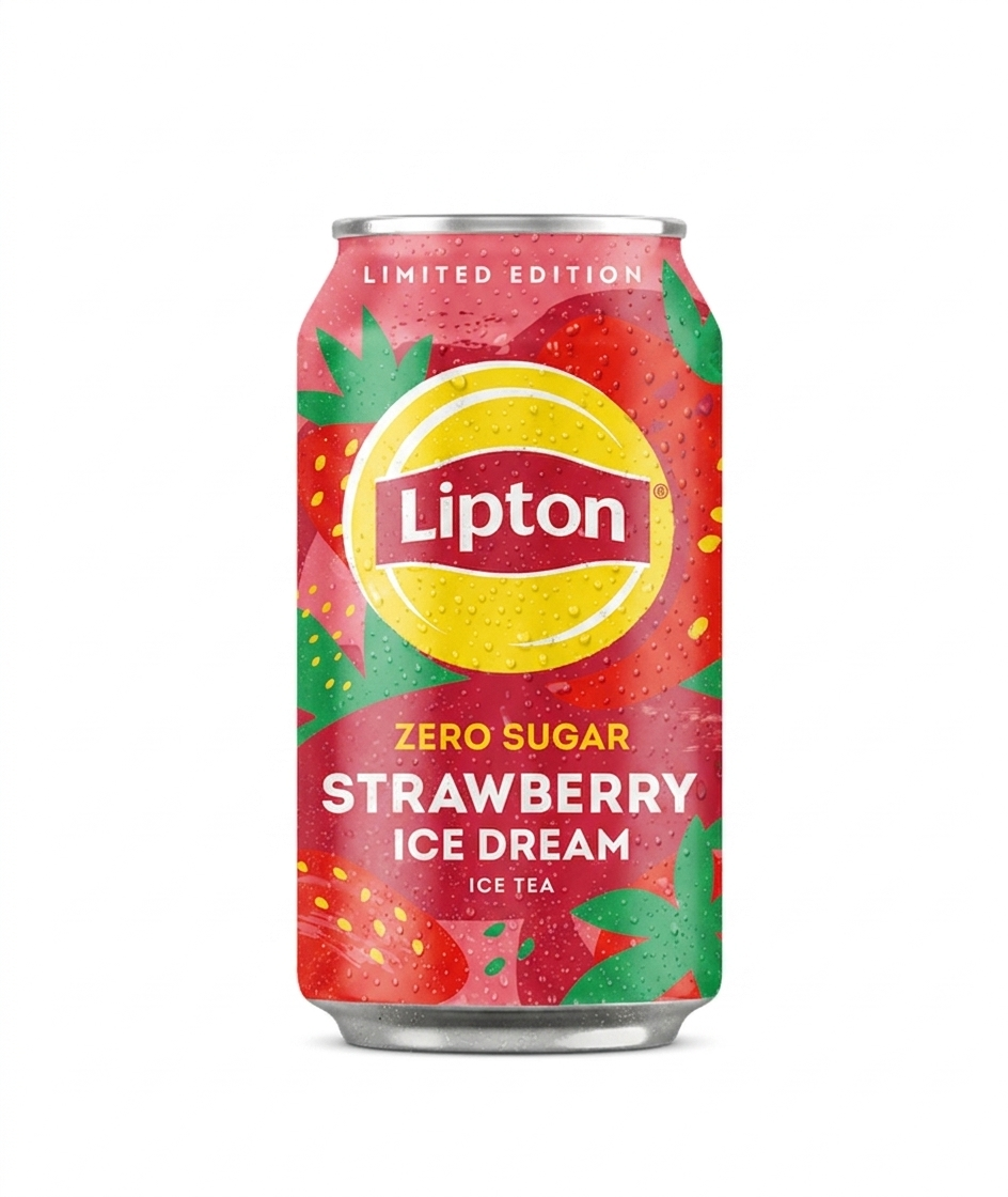 Lipton Ice Tea Strawberry Ice Dream Zero Sugar 320 ml