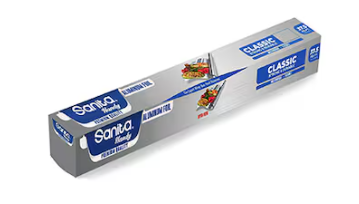 Sanita Fire-Ice Aluminum Foil 37.5 sq.ft 7.6x0.45 m