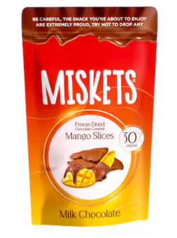 Miskets Freeze Dried Mango Milk Chocolate 80 g