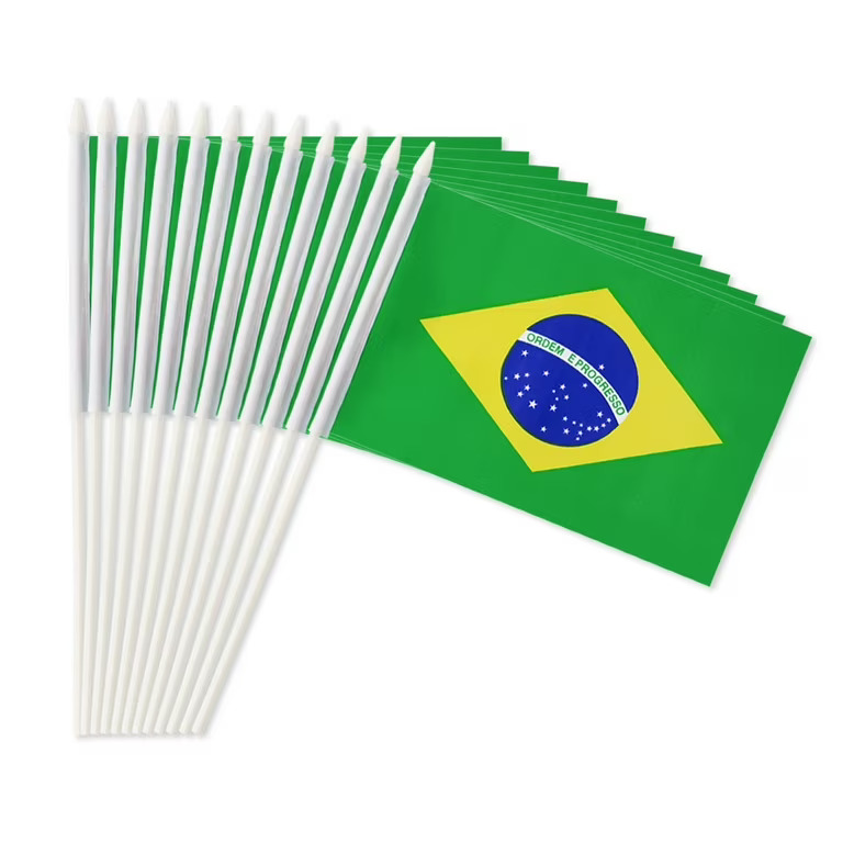 Brazil Small Flag 1's