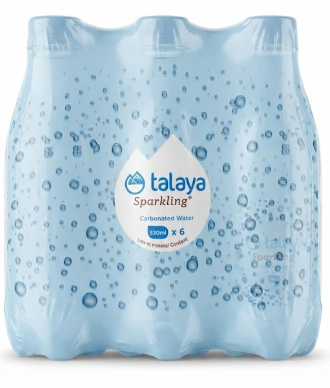 Talaya Sparkling Water 0.33 L - Pack of 6