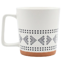 Ceramic Geometric Pattern Mug 1's