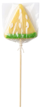 Yellow Watermelon Slice Lollipop 1's