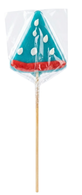 Blue Watermelon Slice Lollipop 1's